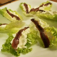 Cogollos con Anchoas